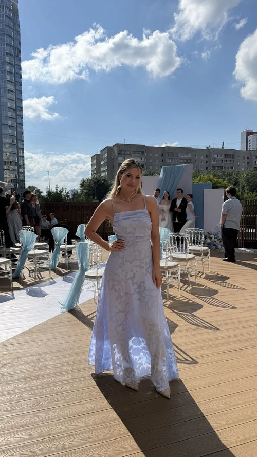 Aveline – La Robe Grâce Florissante — photo d'un client 8