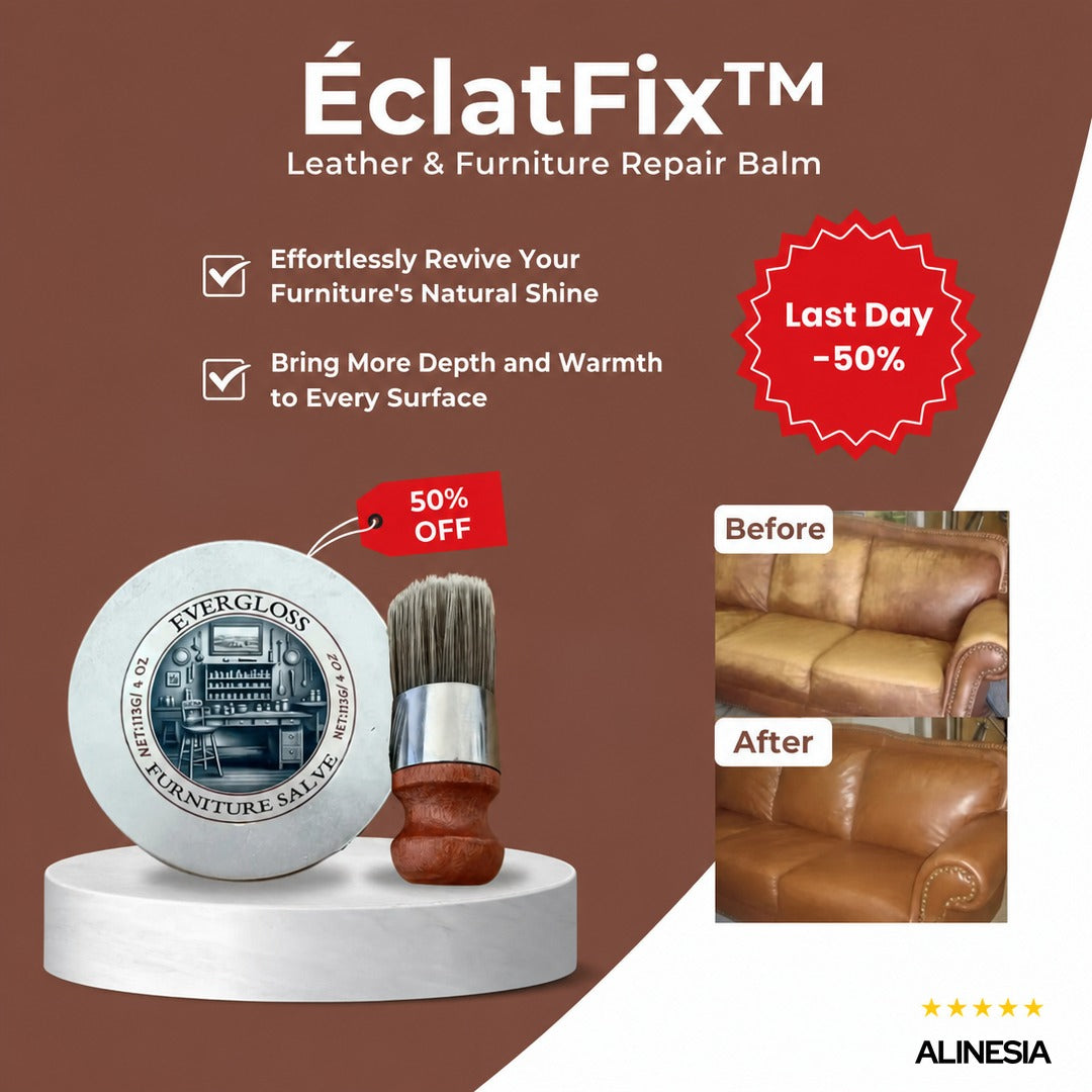 ÉclatFix Baume Réparateur pour Cuir et Meubles